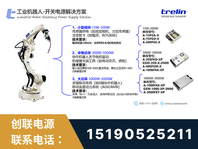 林州-工业机器人-开关电源解决方案